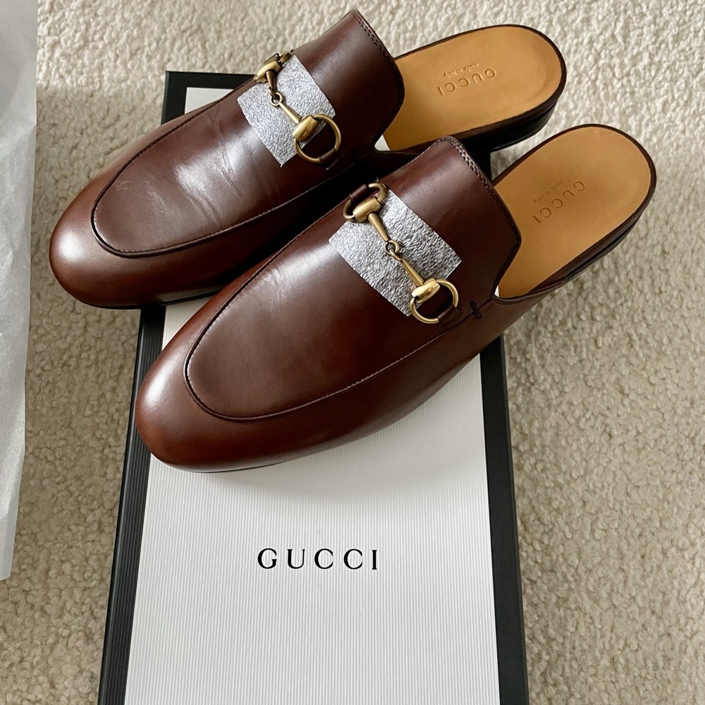 Gucci Mules- Princeton Brown slipper